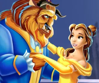 Beauty and the Beast Kissing