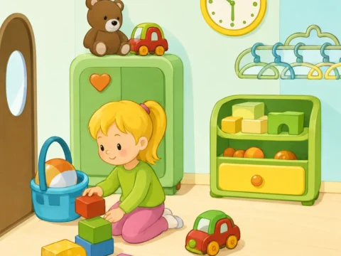 Игра Уборка в комнате Каролины