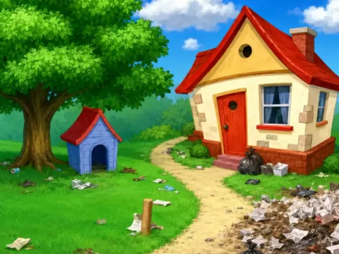 Игра Уборка в доме Джой