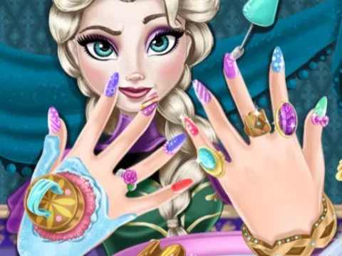 Игра Эльза Спа Ногтей