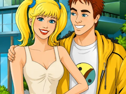 Игра Поцелуй у магазина